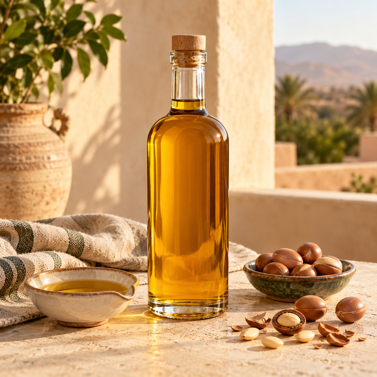 Huile d’argan alimentaire torréfiée